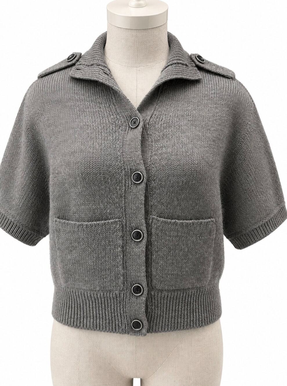 Banana Republic Alpaca and Wool Cardigan Sweater classy 50’s style Size Small